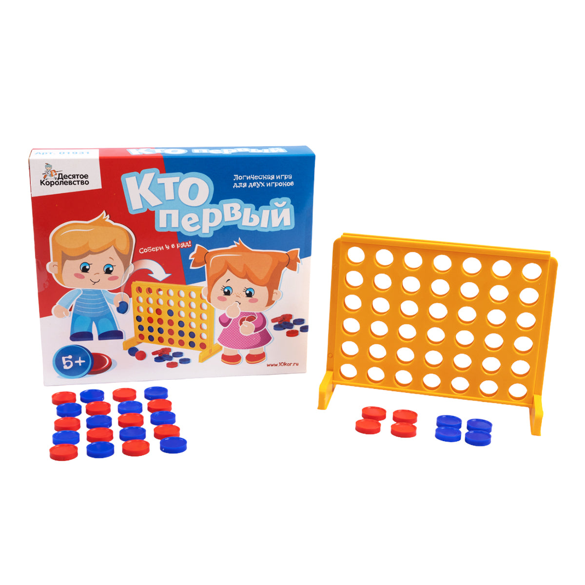 ИГРА НАСТОЛЬНАЯ "КТО ПЕРВЫЙ" в кор.10шт