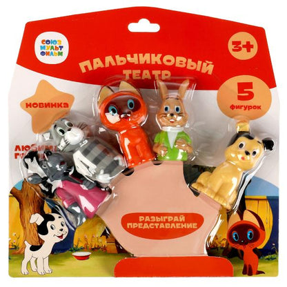 Игрушка пластизоль для купания пальчиковый театр СОЮЗМУЛЬТФИЛЬМ на блист. КАПИТОШКА в кор.2*12шт