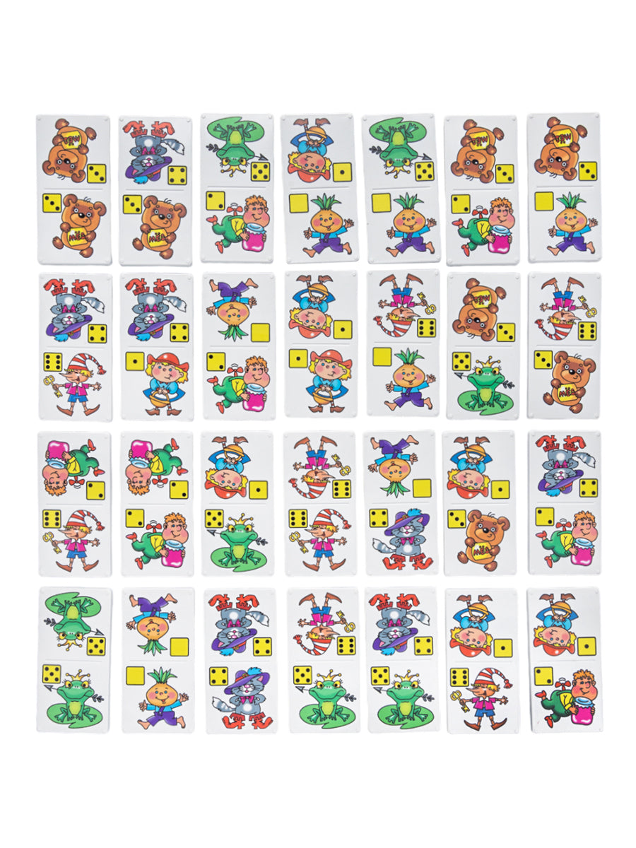 Домино пластмассовое "Сказка за сказкой" малое