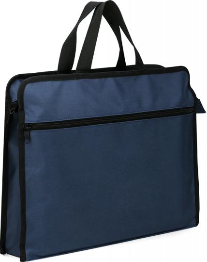 Portfel A4 textile vinyle, 63753Bleu
