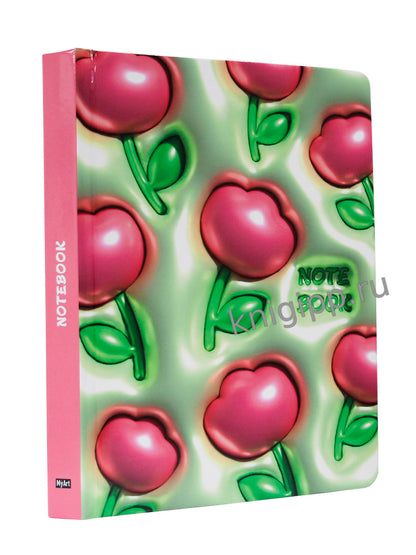 Mon Art. БЛОКНОТ в клетку 3D. Цветочки