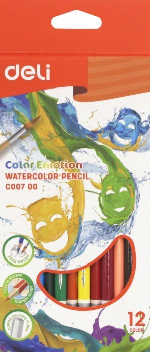 Карандаши 12цв аквар. Couleur émotion lèvres (EC00700)