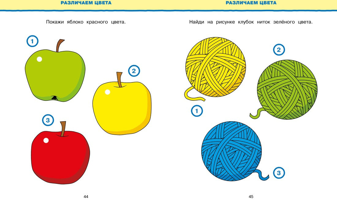 Tests d'obtention. Развиваем интелект (2-3 ans)