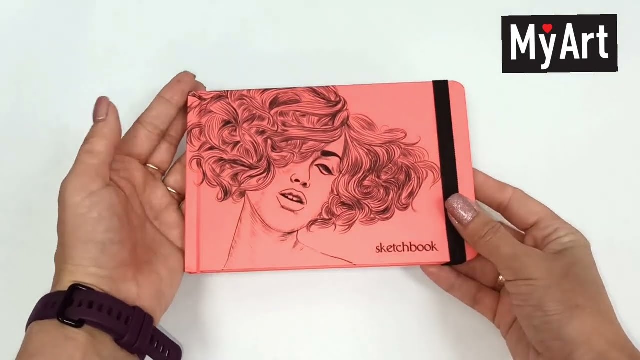 MyArt. СКЕТЧБУК 180х120. ДЕВУШКА