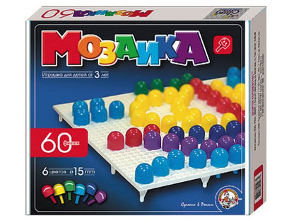 Мозаика d15/6 цв/60 эл/1 поле арт.00963