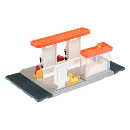 Игрушка пластик парковка +1 машинка, заправка тачки,кор. - в кор.2*24шт