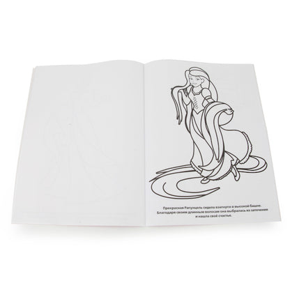 "УМКА". ПРИНЦЕССЫ. ПРОЗРАЧНЫЕ СТРАНИЦЫ. ФОРМАТ: 205Х280 ММ. ОБЪЕМ: 64 СТР. в кор.50шт