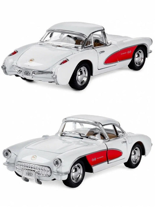 Kinsmart. Модель арт.KT5316W/1 "Chevrolet Corvette 1957" 1:36 (белая) инерц.
