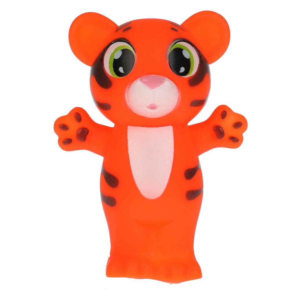 Игрушка для ванны тигренок 9 см, в сетке, КАПИТОШКА в кор.2*240шт