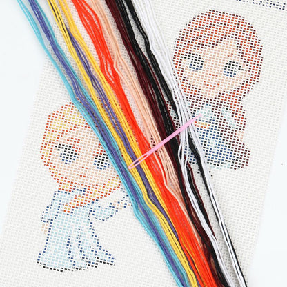 Sac en plastique pour toile de princesse MultiArt en couleur 100 pièces