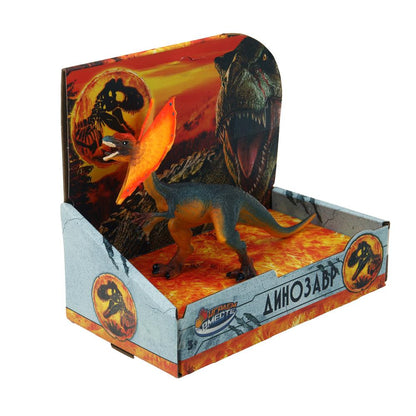 Игрушка пластизоль динозавр в коробке ИГРАЕМ ВМЕСТЕ в кор.2*108шт