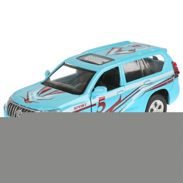 Машина металл свет-звук "TOYOTA PRADO СПОРТ" 12см, откр. двери, инерц. dans le cor. Parc technologique dans le cor.2*36шт