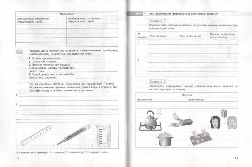 Biologie. 5 classe. Рабочая тетрадь.