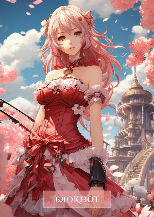 Blocage de la clé. Аниме (А4, 48 л., на пружине)