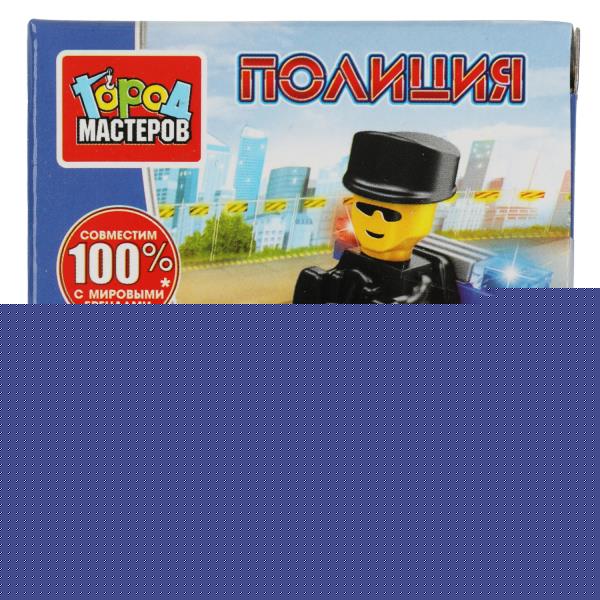Конструктор ПОЛИЦЕЙСКИЙ на машине, 26дет. Город мастеров в кор.240шт