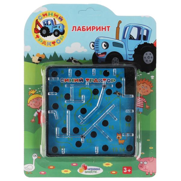 0501K238-R1325133 Логическая игра лабиринт Синий ТРАКТОР блист.14,7*20,7*2см ИГРАЕМ ВМЕСТЕ в кор.2