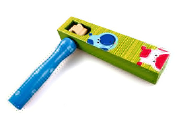 MAPACHA. 76433 Трещотка круговая зелен/син.