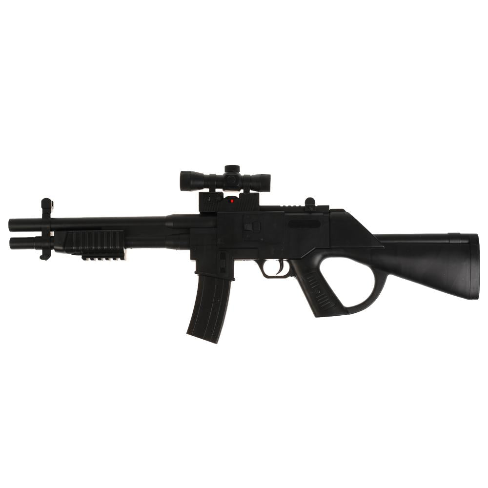 Автомат (п) с лазер. прицелом, со съемным магазином, с пульками 2338A в кор. в кор.36шт