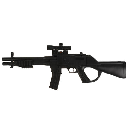 Автомат (п) с лазер. прицелом, со съемным магазином, с пульками 2338A в кор. в кор.36шт