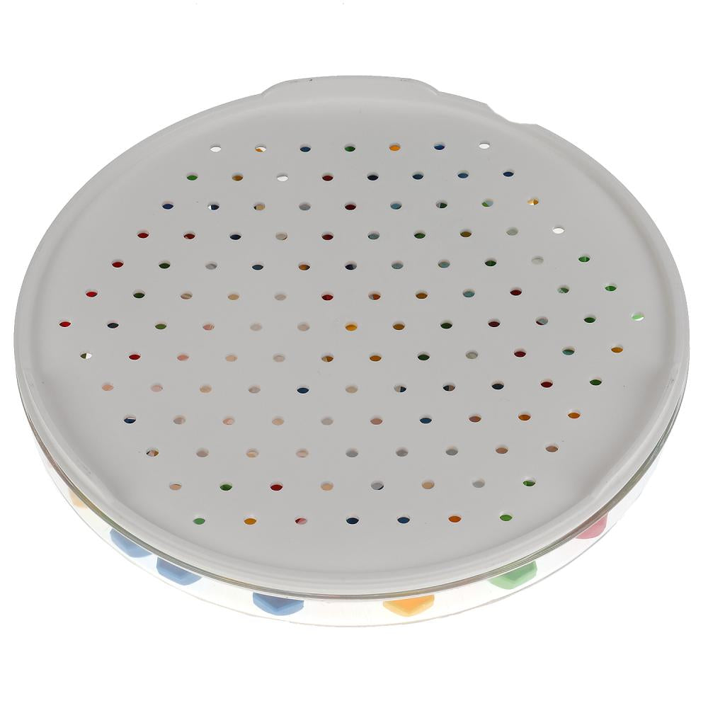 Mosaïque en plastique. 80 dollars. 4 jours. Круглая. Diamètre 185mm. Синий tracteur. Умные игры в кор.24шт