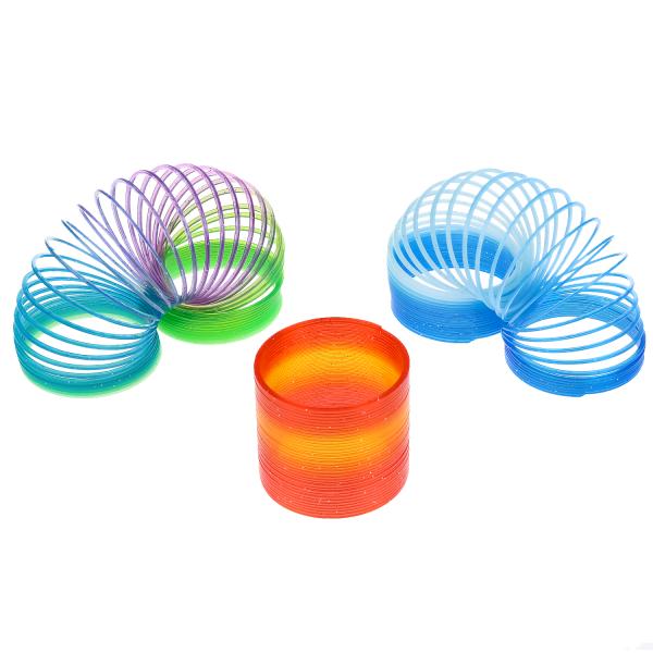 Пружинка-радуга светится в темноте, в ассорт. 75651G в пак. в дисплее уп-12шт в кор.12уп
