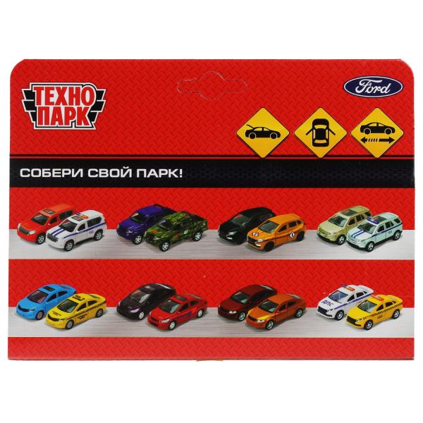 F150RAP-12POL-SR 326505 Машина металл FORD F150 RAPTOR ПОЛИЦИЯ 12 см, двери, багаж, ин, серебр, кор.