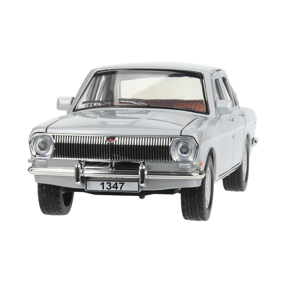 ГАЗ 2401 свет-звук 19,7 cm, дв, кап, баг, ин, серый Технопарк в кор.2*24шт