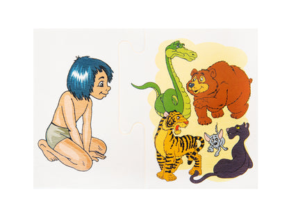 Игра обучающая. Половинки "Где моя сказка?"