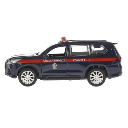 Machine en métal CHEVROLET TAHOE/LEXUS LX570 12 cm, double, bagage, moteur, assortiment. Технопарк уп-12шт в кор.6уп