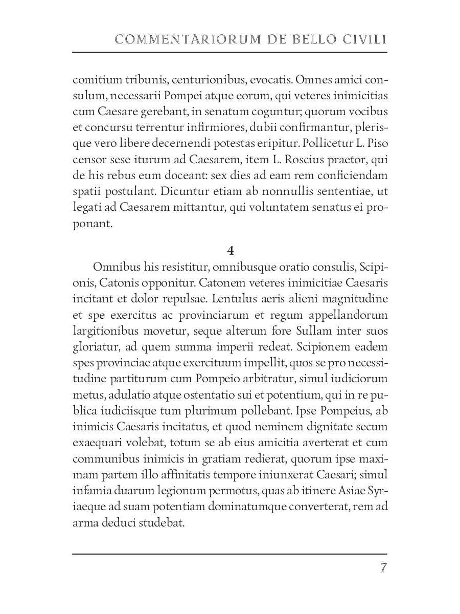 Commentarii de Bello Civili = Записки о гражданской войне