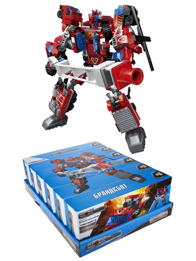 Formeurs de blocs. Constructeur "Брандсбот" (поштучно0 арт.Т18962