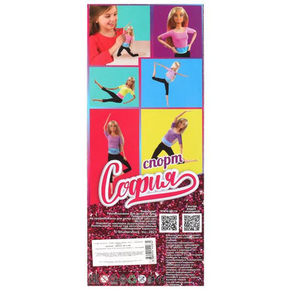 Кукла 29см София, руки и ноги сгиб., акс, кор КАРАПУЗ в кор.24шт