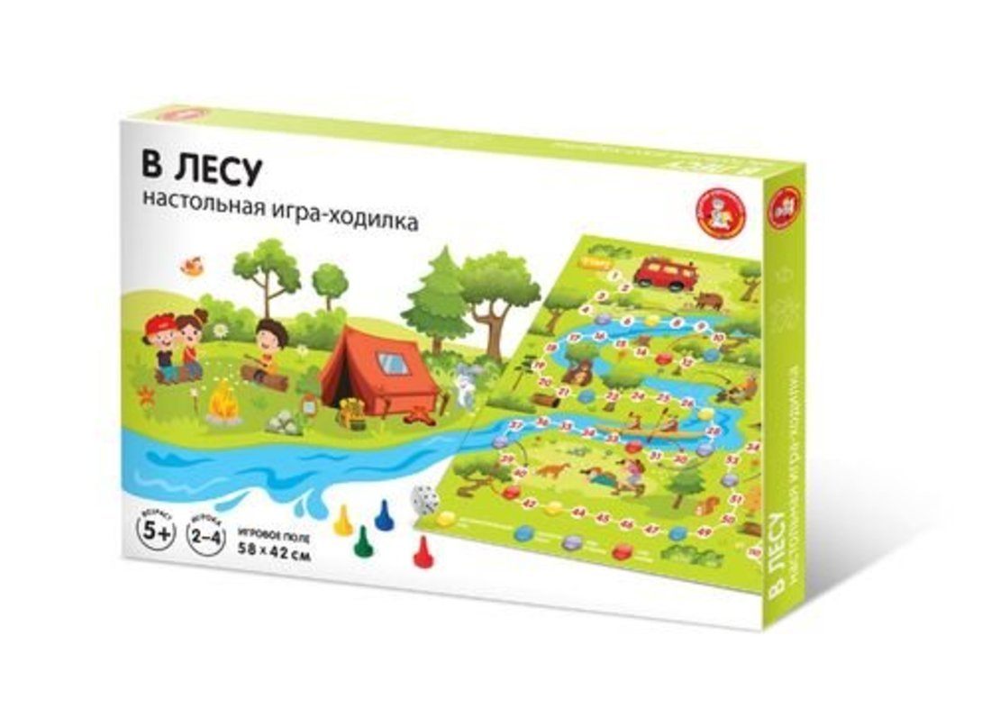 Игра настольная ходилка "В лесу"