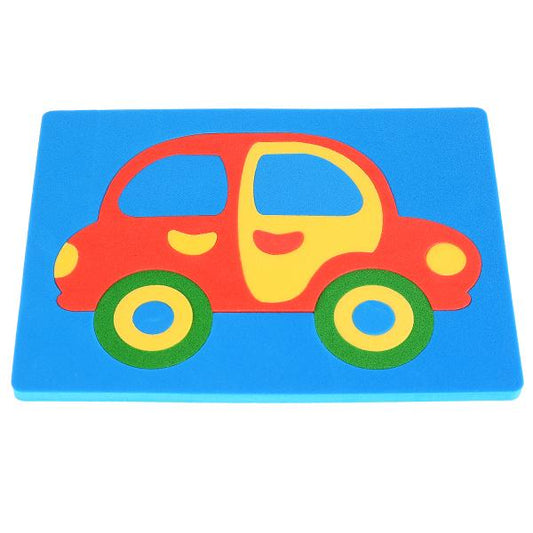 "УМКА". МАШИНКА. (МЯГКАЯ АППЛИКАЦИЯ В ПАКЕТЕ С ХЭДЕРОМ) в кор.68шт