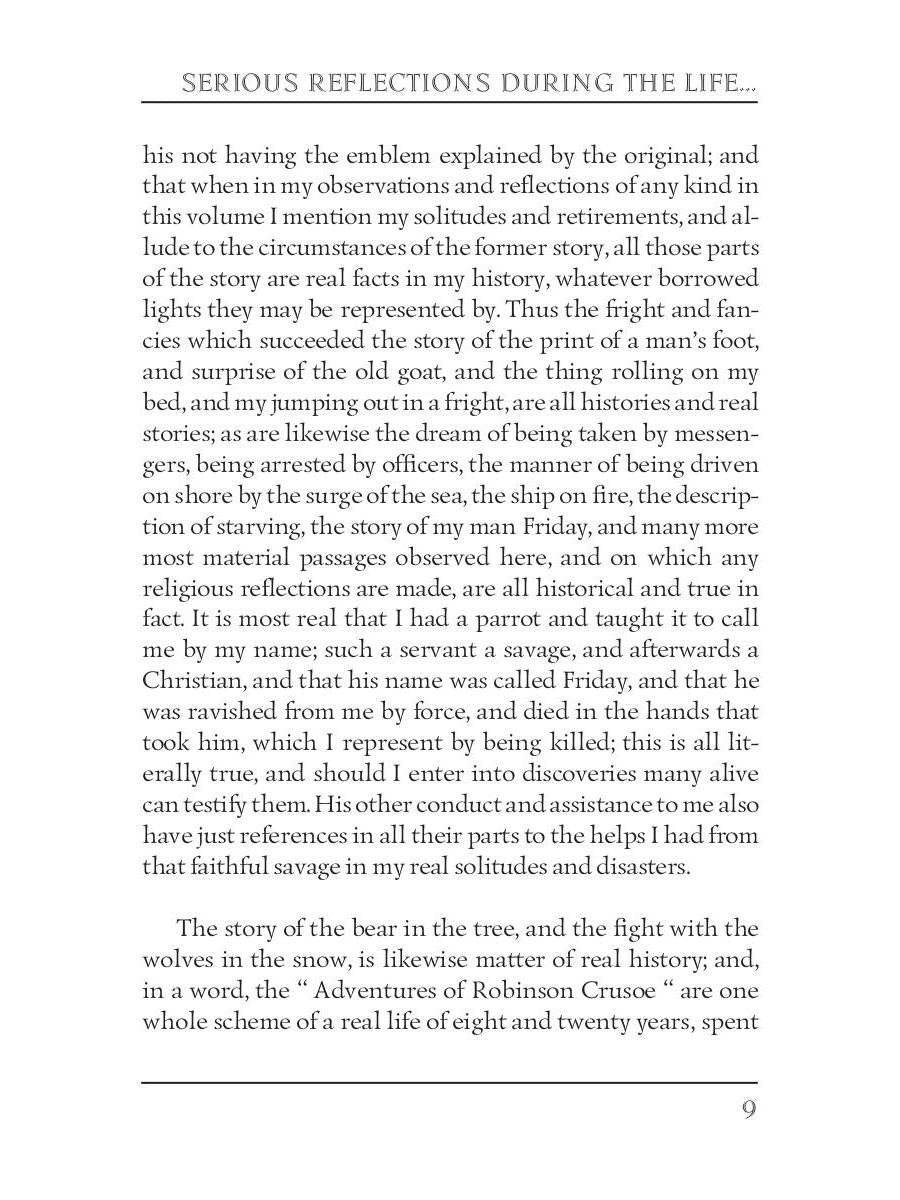 Serious reflections during the life and surprising adventures of Robinson Crusoe: with his Vision of the angelick world = Серьезные размышления Робин