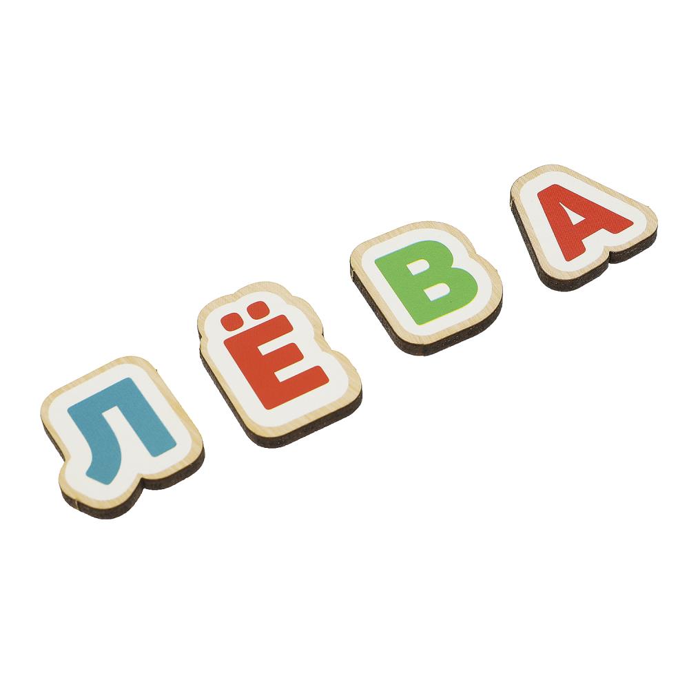 Игрушка деревянная рамка-вкладыш без ручек Грузовичок Лева 28*19,5 м,термопак Буратино в кор.20шт