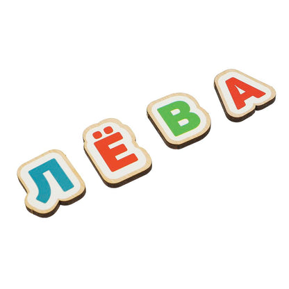 Игрушка деревянная рамка-вкладыш без ручек Грузовичок Лева 28*19,5 м,термопак Буратино в кор.20шт