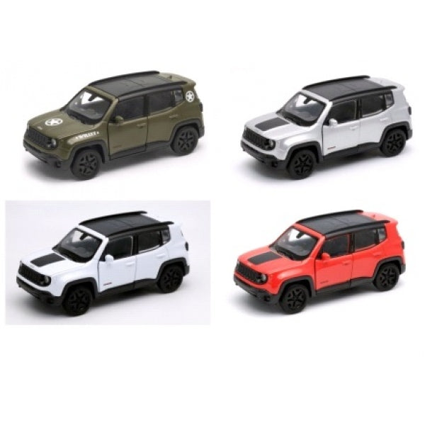 Машина металл 4.75" 2016 jeep renegade -trailhawk инерц. открыв. двери в дисплее уп-12шт в кор.2*6уп