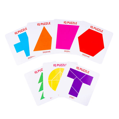Jeu de golf "IQ Puzzles + Tangram" série "Baby Toys wood"