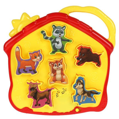 Говорящий домик с лесными животными Степанов В.А. 35 стихов,песен,звуков.кор.бат. Умка в кор.36шт