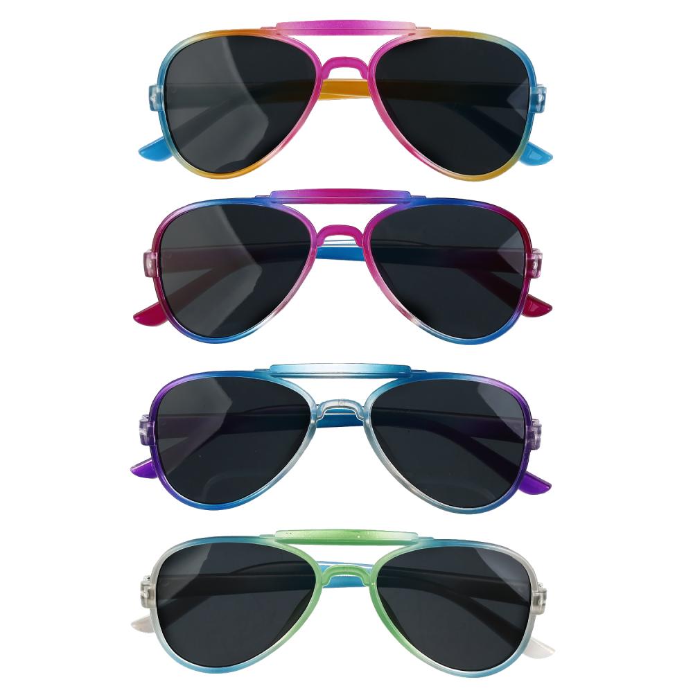 Очки солнцезащитные, пластик, в ассорт. в пак. в пак. уп-12шт в кор.60уп