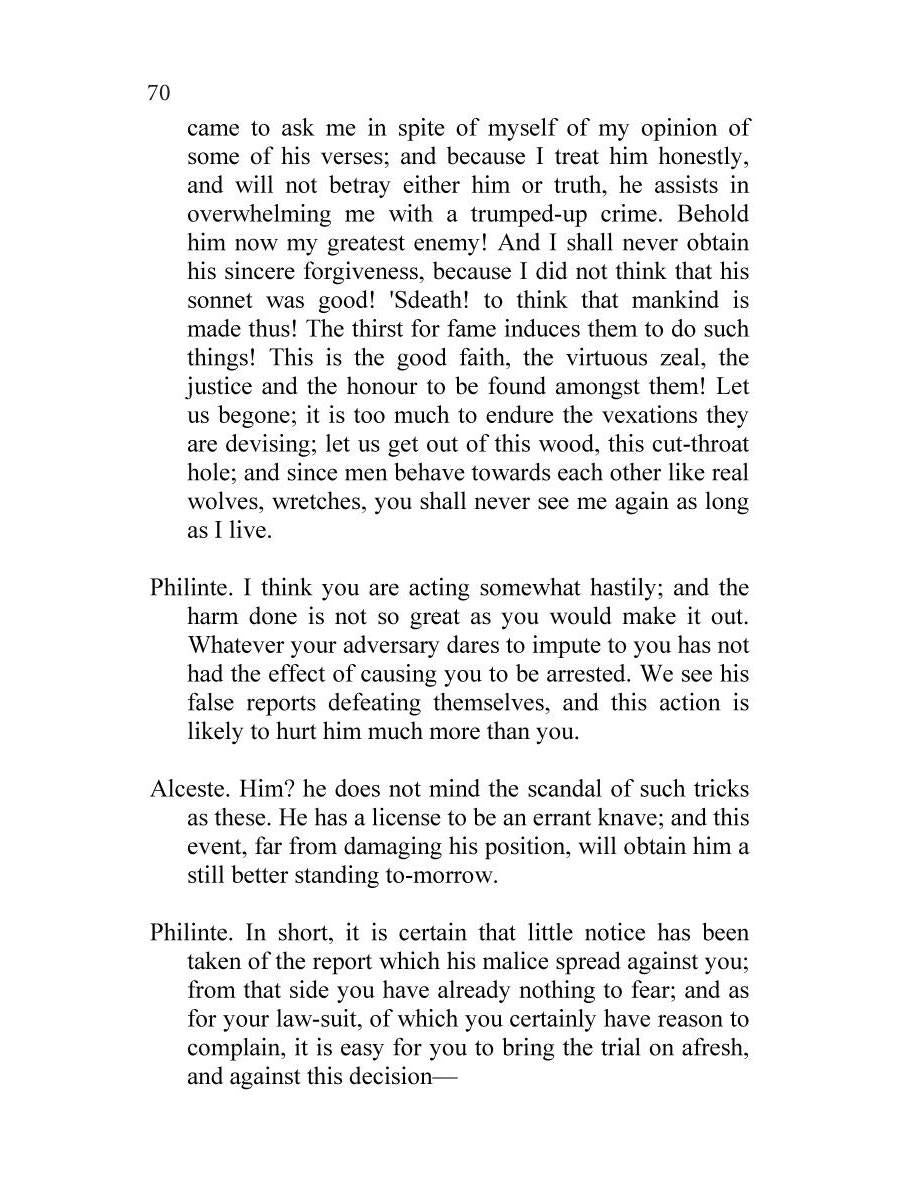The Misanthrope = Мизантроп: на англ.яз. Moliere