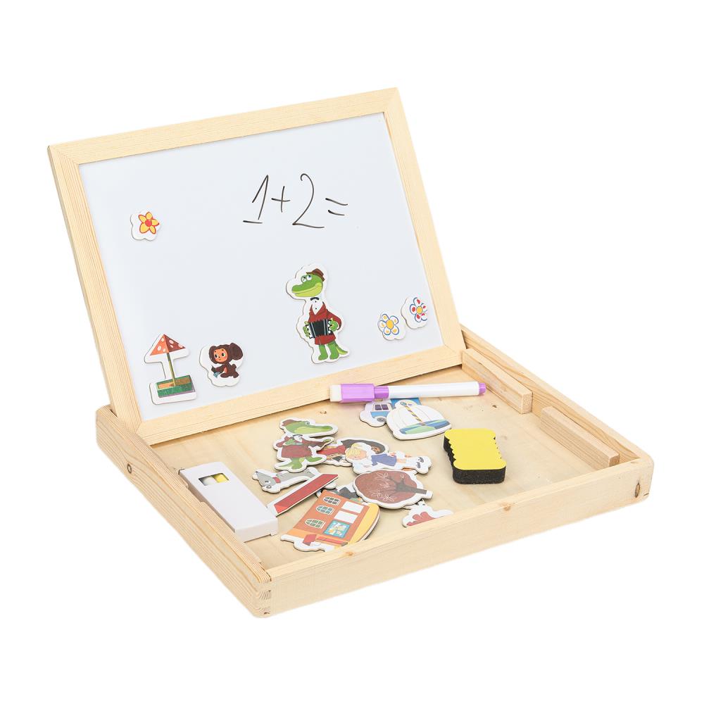 Игрушка деревянная СОЮЗМУЛЬТФИЛЬМ чудо-чемоданчик, коробка Буратино в кор.30шт