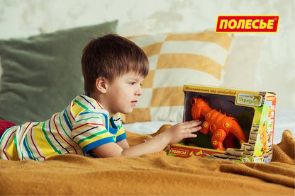 Полесье. Конструктор-динозавр "Тираннозавр" 40 эл. (в пакете) арт.76700 /14