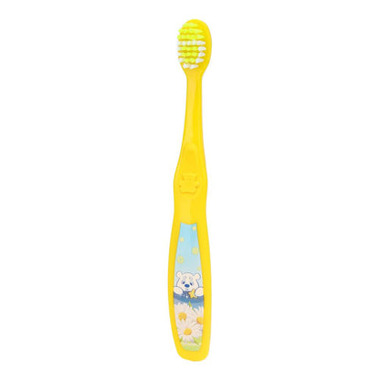 Зубная щетка фигурная для детей умка желтая MASTER DENT в кор.24*12шт
