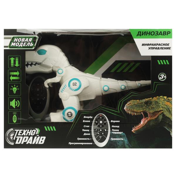 Robot dinosaure à р/у, свет-звук, кор.38,5*28*17см ТЕХНОДРАЙВ в кор.12шт