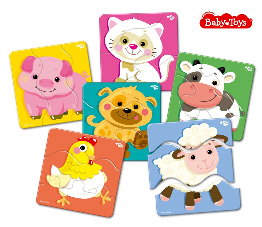 Maxi paquet. Jouets pour bébé. ЗИГЗАГ 18 éléments. Maison de famille