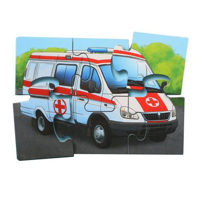 Степ. Напольный пазл арт.79124 "Спешим на помощь!" (Baby Step) (средние)