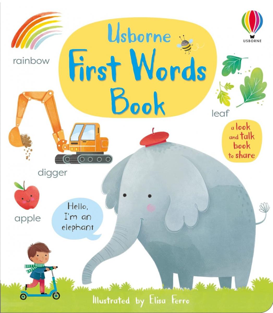 First Words Book (board book)