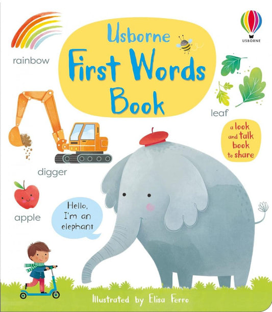 First Words Book (board book)
